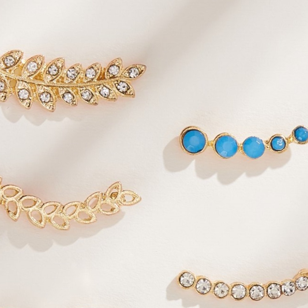 4 Piece Ear Crawler Earrings or 3 for $30